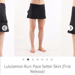 Lululemon Pace Setter Skirt